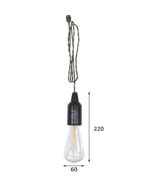 POST GENERAL(ポストジェネラル)の「POST GENERAL/ポストジェネラル ハングランプ タイプ1(アウトドアグッズ・メンズ・オリーブ/ブラック/サンドベージュ・FREE)」の13枚目の写真