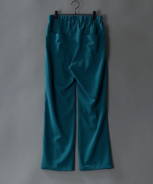 SITRY(シトリー)の「amundsen center pin tuck pants/梨地織り センター ピンタックパンツ(スラックス・メンズ・ブラック/ターコイズブルー/ブラウン/チャコールグレー・L/M/LL)」の10枚目の写真