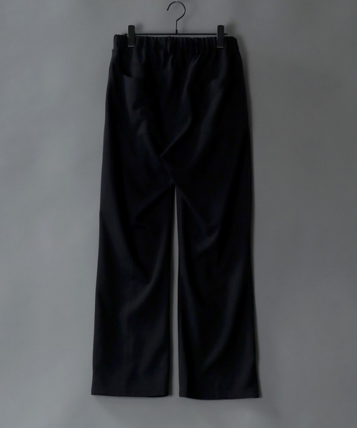 SITRY(シトリー)の「amundsen center pin tuck pants/梨地織り センター ピンタックパンツ(スラックス・メンズ・ブラック/ターコイズブルー/ブラウン/チャコールグレー・L/M/LL)」の17枚目の写真