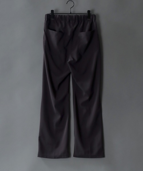 SITRY(シトリー)の「amundsen center pin tuck pants/梨地織り センター ピンタックパンツ(スラックス・メンズ・ブラック/ターコイズブルー/ブラウン/チャコールグレー・L/M/LL)」の13枚目の写真