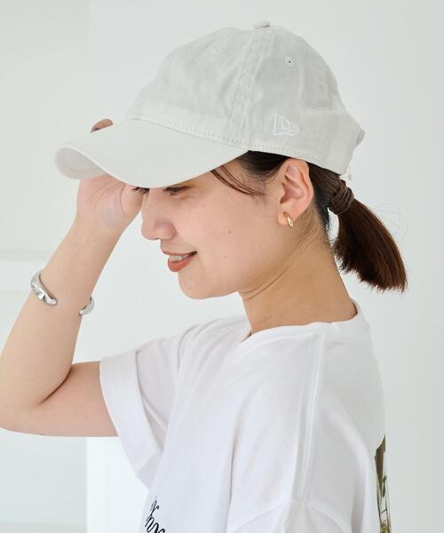 NEW ERA(ニューエラ)の「【別注】<NEW ERA (ニューエラ)>シャンブレー キャップ2(キャップ・レディース・ブラック/ベージュ/ホワイト・FREE)」の2枚目の写真