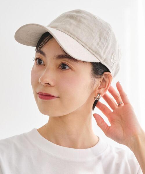 NEW ERA(ニューエラ)の「【別注】<NEW ERA (ニューエラ)>シャンブレー キャップ2(キャップ・レディース・ブラック/ベージュ/ホワイト・FREE)」の6枚目の写真