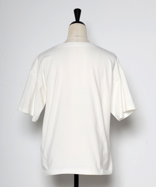 Bonjour Sagan(ボンジュールサガン)の「Bref!ロゴTシャツ(Tシャツ/カットソー・レディース・ブラック/オフホワイト・FREE)」の18枚目の写真