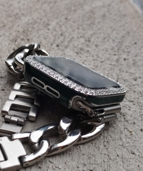 zandy(ズィーアンドワイ)の「zandy /ズィー・アンド・ワイ Apple Watch【ストーンツヤハードケース】アップルウォッチケース ストーンツヤ ハードフルケース 画面カバー一体型 //// case1(デジタル腕時計・メンズ・ピンク系その他/ブラック×シルバー/ブラック×ゴールド/ホワイト×シルバー/ホワイト×ゴールド/グリーン系その他/ブルー系その他/ネイビー/ピンク/グリーン・40/44)」の13枚目の写真