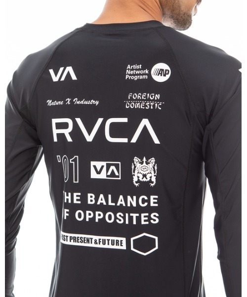 RVCA ルーカ メンズ BALANCE ARCH RS ラッシュガード 長袖 ルーカ RVCA メンズ BALANCE ARCH RS ラッシュガード 長袖 水着
