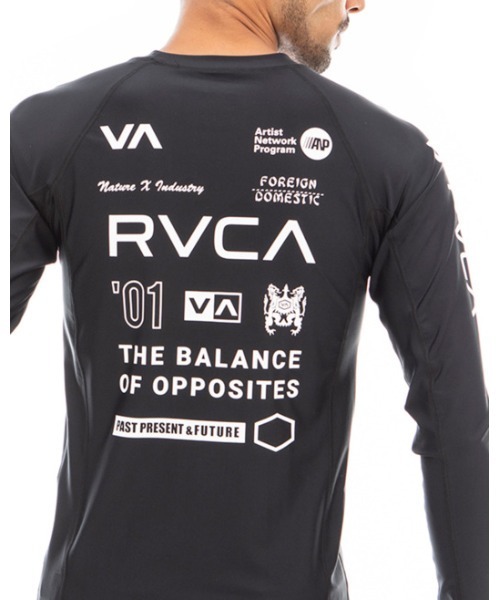RVCA ルーカ メンズ BALANCE ARCH RS ラッシュガード 長袖 ルーカ RVCA メンズ BALANCE ARCH RS ラッシュガード 長袖 水着