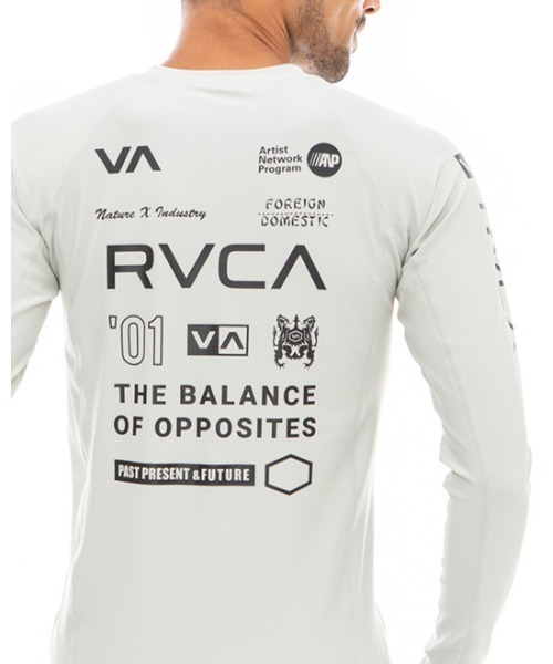 RVCA ルーカ メンズ BALANCE ARCH RS ラッシュガード 長袖 ルーカ RVCA メンズ BALANCE ARCH RS ラッシュガード 長袖 水着