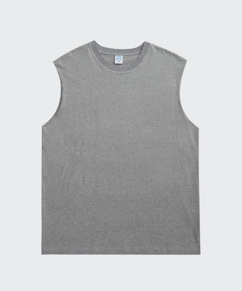 Ressaca（レサーカ）の「オーバーサイズ ノースリーブクルーネックTシャツ タンクトップ（Tシャツ/カットソー・メンズ・ホワイト/ブラック/グレー/オレンジ/グリーン・M/L/XL）」の20枚目の写真