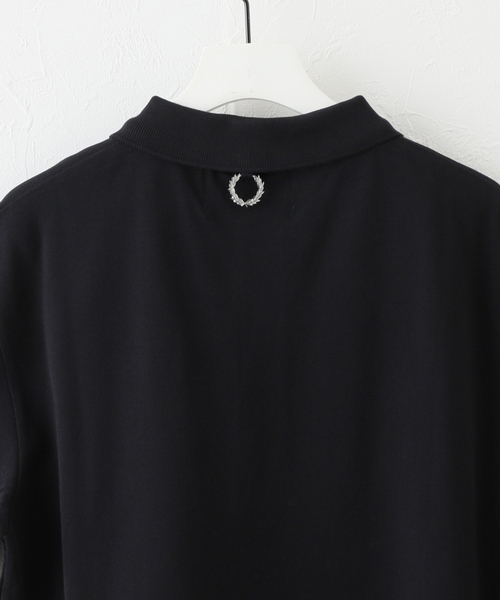FRED PERRY×RAF SIMONS(フレッドペリーラフシモンズ)の「【RAFSIMONS × FREDPERRY】PATCHED ポロシャツ(ポロシャツ・メンズ・ブラック・SMALL/MEDIUM/LARGE)」の4枚目の写真