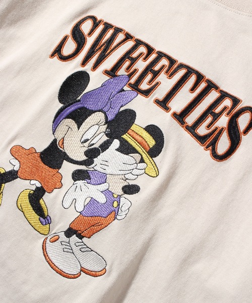 Disney(ディズニー)の「【Disney/ディズニー】アートワークデザイン 刺繍 ショートスリーブTシャツ(Tシャツ/カットソー・レディース・ベージュ系その他/グレー系その他/グリーン/パープル・M/L)」の11枚目の写真