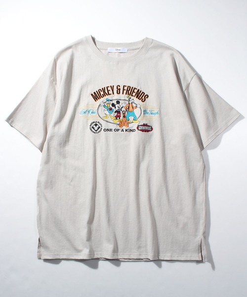 Disney(ディズニー)の「【Disney/ディズニー】アートワークデザイン 刺繍 ショートスリーブTシャツ(Tシャツ/カットソー・レディース・ベージュ系その他/グレー系その他/グリーン/パープル・M/L)」の14枚目の写真