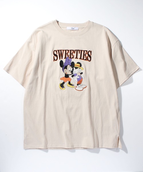 Disney(ディズニー)の「【Disney/ディズニー】アートワークデザイン 刺繍 ショートスリーブTシャツ(Tシャツ/カットソー・レディース・ベージュ系その他/グレー系その他/グリーン/パープル・M/L)」の16枚目の写真