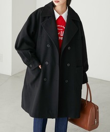 BONLECILL | 2wayメルトンテントラインオーバーPコート テーラードカラー/スタンドカラー(ピーコート)