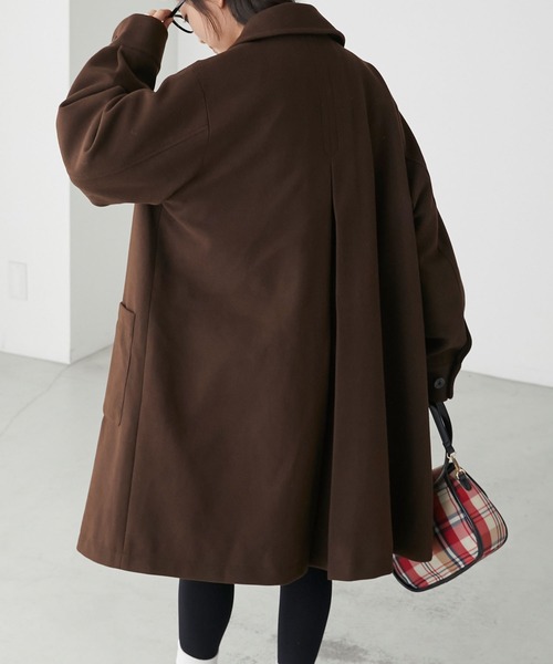 ⭕️セール中⭕️ビックカラーPコート　MT Rブラウン　美品 Noble（ノーブル）の「《予約》MTRビッグカラーPコート（）」 - WEAR