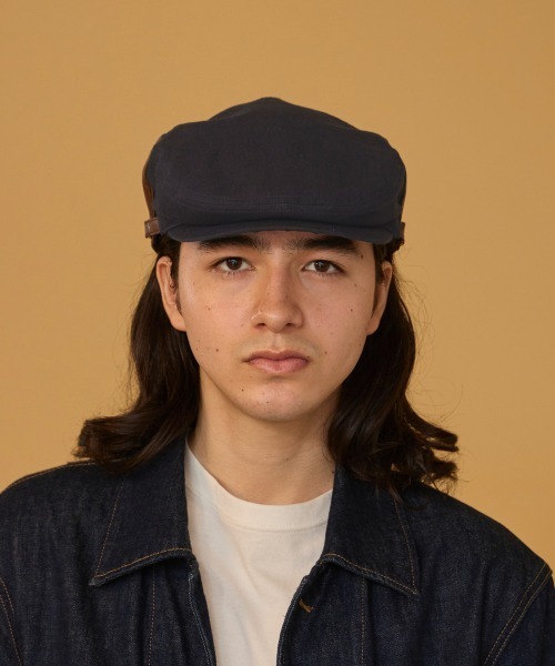 ローゼンクロイツ ハンチング帽 ブラック arth LEATHER COMBI HUNTING / アース（ハンチング/ベレー帽