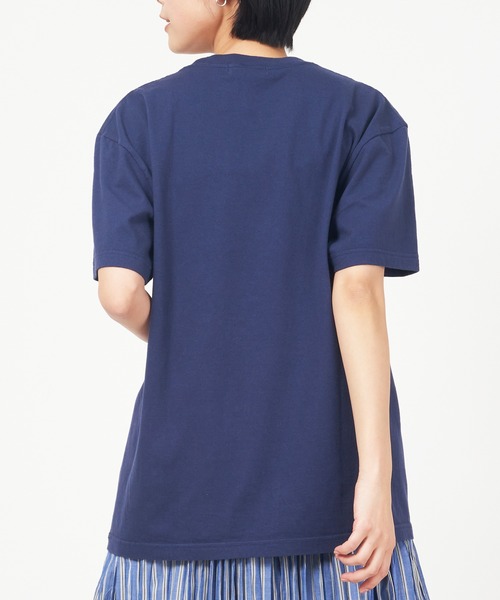 GOOD ROCK SPEED(グッドロックスピード)の「Disney / Mickey Mouse Logo TEE(Tシャツ/カットソー・レディース・ホワイト/ネイビー・FREE)」の14枚目の写真