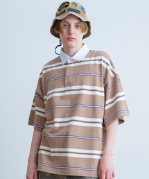 Universal Style Wear クラシック ボーダー ラガーシャツ