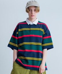 Universal Style Wear クラシック ボーダー ラガーシャツ