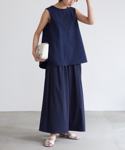 for/c（フォーシー）の「はっ水ワイドパンツ【サスティナブル