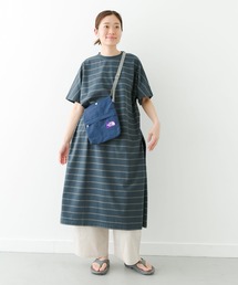 EKAL | ネイチャーボーダーショートスリーブワンピース(ワンピース)