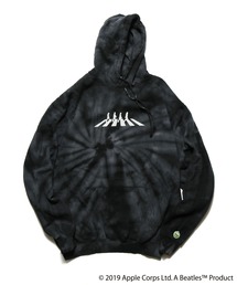 The Beatles/ビートルズ Abbey Road Silhouette Tie Dye Hoodie プルオーバーフーディータイダイ ワンポイント