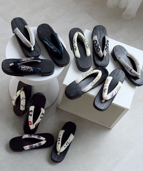 utatane(ウタタネ)の「ジュニア浴衣3点セット ひよこ商店 マーガレットブルー裂取文(浴衣・キッズ・ブルー・140cm/150cm)」の10枚目の写真