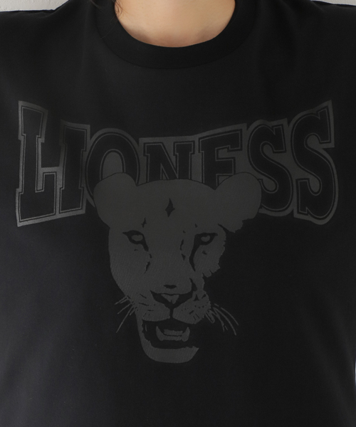 HARDY NOIR（アルディーノアール）の「LIONESSプリントTシャツ（Tシャツ/カットソー・レディース・ブラック・FREE）」の17枚目の写真