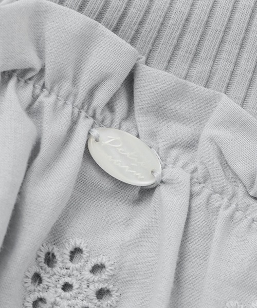 petit main(プティマイン)の「【リンク】レースカットチュニック(キッズ)(Tシャツ/カットソー・キッズ・ピンク/オフホワイト/ブルー・110cm/90cm/130cm/120cm/80cm/100cm)」の7枚目の写真