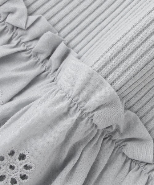 petit main(プティマイン)の「【リンク】レースカットチュニック(キッズ)(Tシャツ/カットソー・キッズ・ピンク/オフホワイト/ブルー・110cm/90cm/130cm/120cm/80cm/100cm)」の13枚目の写真