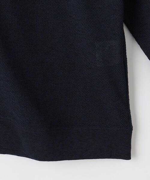 green label relaxing（グリーンレーベルリラクシング）の「ハイツイスト ドビー Vネック カーディガン（カーディガン/ボレロ・メンズ・ネイビー/ダークグレー/ターコイズブルー・S/L/M/XL）」の12枚目の写真