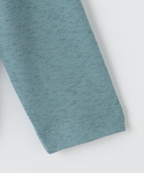 green label relaxing（グリーンレーベルリラクシング）の「ハイツイスト ドビー Vネック カーディガン（カーディガン/ボレロ・メンズ・ネイビー/ダークグレー/ターコイズブルー・S/L/M/XL）」の22枚目の写真