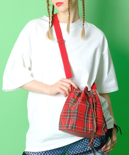 チェック柄ショルダーバッグ ギンガムチェックショルダーバッグ | ファッション通販サイト NUGU