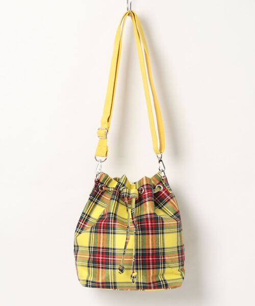 ankoROCK（アンコロック）の「an meets zakka チェック柄バケットショルダーバッグ（ショルダーバッグ・レディース・レッド/イエロー/ネイビー/ベージュ・ONE SIZE）」の19枚目の写真