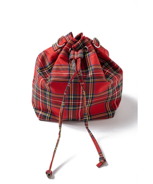 ankoROCK（アンコロック）の「an meets zakka チェック柄バケットショルダーバッグ（ショルダーバッグ・レディース・レッド/イエロー/ネイビー/ベージュ・ONE SIZE）」の9枚目の写真