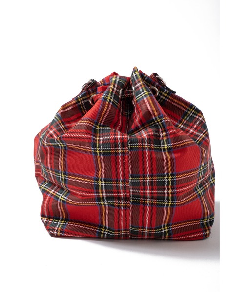 ankoROCK（アンコロック）の「an meets zakka チェック柄バケットショルダーバッグ（ショルダーバッグ・レディース・レッド/イエロー/ネイビー/ベージュ・ONE SIZE）」の10枚目の写真