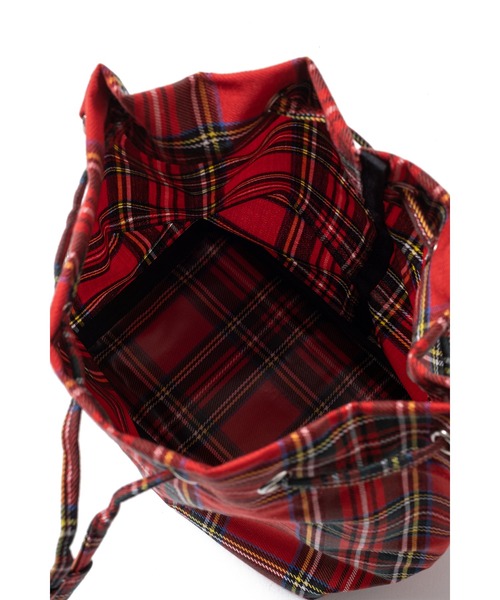 ankoROCK（アンコロック）の「an meets zakka チェック柄バケットショルダーバッグ（ショルダーバッグ・レディース・レッド/イエロー/ネイビー/ベージュ・ONE SIZE）」の13枚目の写真