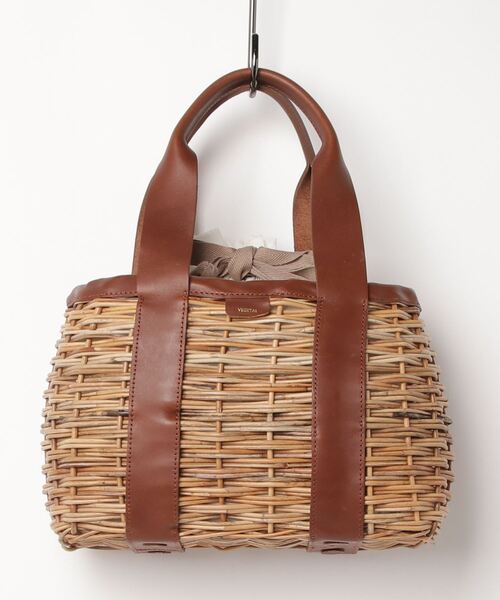 Flea Store（フリーストア）の「【Flea Store Vegetal】Jen（かごバッグ・レディース・ブラック/ブラック系1/ブラウン系1/ブラウン・FREE）」の4枚目の写真
