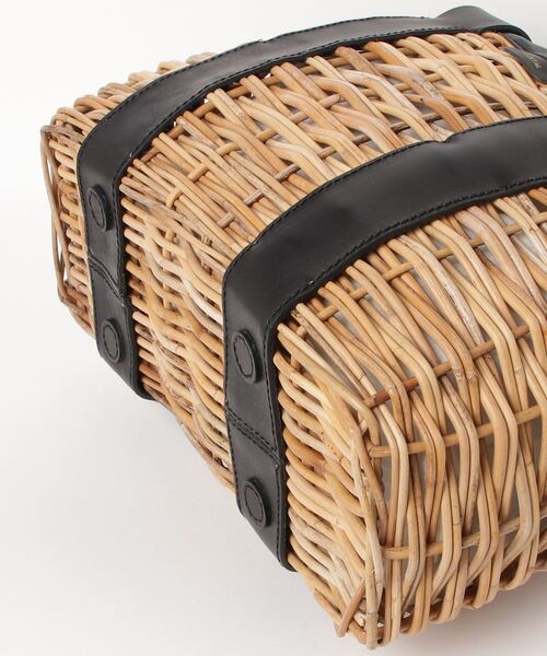 Flea Store（フリーストア）の「【Flea Store Vegetal】Jen（かごバッグ・レディース・ブラック/ブラック系1/ブラウン系1/ブラウン・FREE）」の10枚目の写真