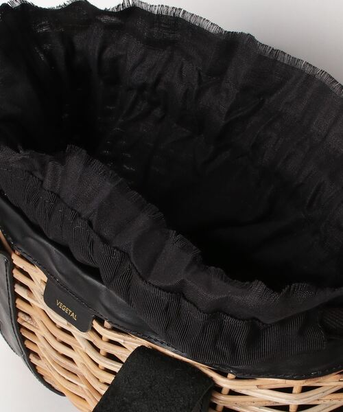 Flea Store（フリーストア）の「【Flea Store Vegetal】Jen（かごバッグ・レディース・ブラック/ブラック系1/ブラウン系1/ブラウン・FREE）」の9枚目の写真