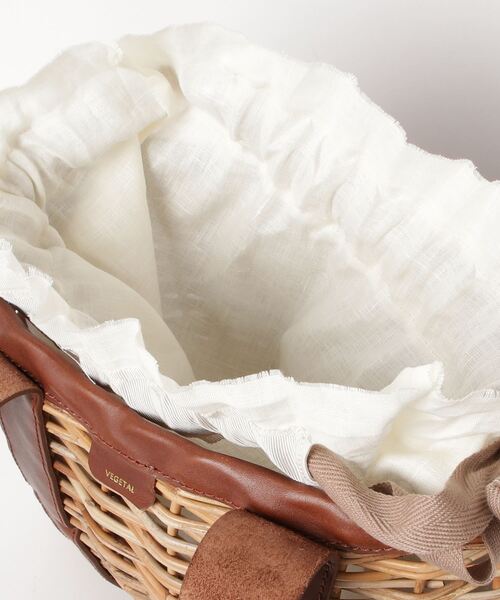 Flea Store（フリーストア）の「【Flea Store Vegetal】Jen（かごバッグ・レディース・ブラック/ブラック系1/ブラウン系1/ブラウン・FREE）」の8枚目の写真