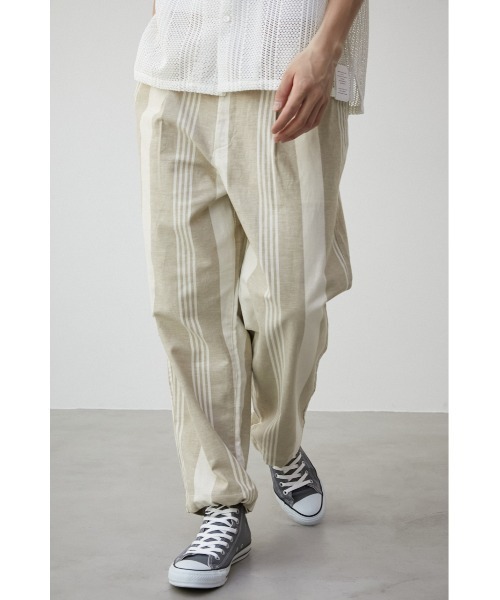 PLUS（プラス）の「【PLUS】STRIPE EASY PANTS/【PLUS】ストライプイージーパンツ（その他パンツ・メンズ・ブルー系その他3/ベージュ系その他・FREE）」の9枚目の写真