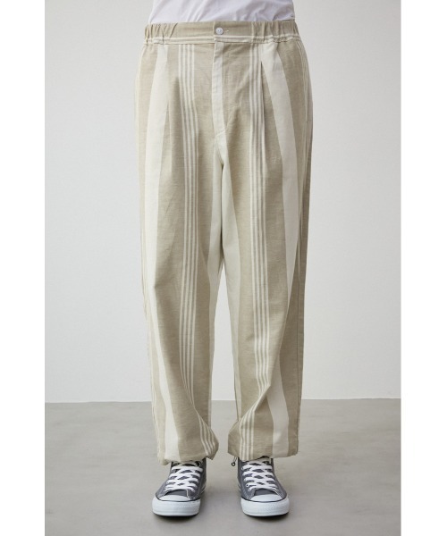 PLUS（プラス）の「【PLUS】STRIPE EASY PANTS/【PLUS】ストライプイージーパンツ（その他パンツ・メンズ・ブルー系その他3/ベージュ系その他・FREE）」の12枚目の写真