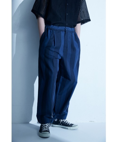 PLUS（プラス）の「【PLUS】STRIPE EASY PANTS/【PLUS】ストライプイージーパンツ（その他パンツ・メンズ・ブルー系その他3/ベージュ系その他・FREE）」の18枚目の写真
