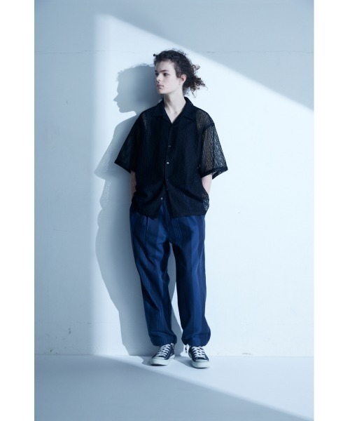 PLUS（プラス）の「【PLUS】STRIPE EASY PANTS/【PLUS】ストライプイージーパンツ（その他パンツ・メンズ・ブルー系その他3/ベージュ系その他・FREE）」の22枚目の写真