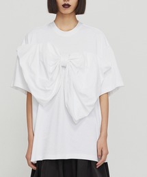 Bow-embellished Cotton T-shirt