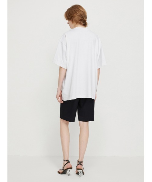 JNBY(ジェーエヌビーワイ)の「Bow-embellished Cotton T-shirt(Tシャツ/カットソー・レディース・ブラック/ホワイト・36/38/40)」の18枚目の写真
