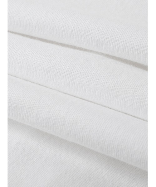 JNBY(ジェーエヌビーワイ)の「Bow-embellished Cotton T-shirt(Tシャツ/カットソー・レディース・ブラック/ホワイト・36/38/40)」の6枚目の写真
