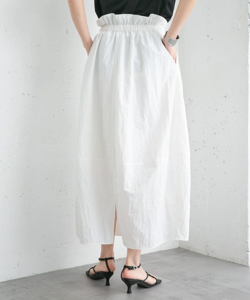 KBF（ケイビーエフ）の「バルーンロングスカート（スカート・レディース・チャコールグレー/ブラック/オフホワイト・ONE）」の22枚目の写真