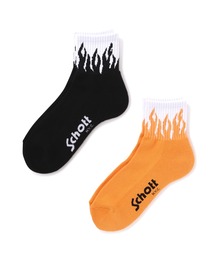schott（ショット）の「【直営限定】Schott/ショット/FLAME SOCKS③/フレイム ソックス③（ソックス/靴下）」