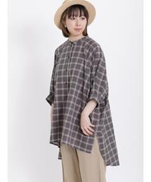 Samansa Mos2 | 柄アソートラグランスリーブチュニック(チュニック)